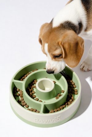 Interactive Slow Feeder Puzzle Bowl